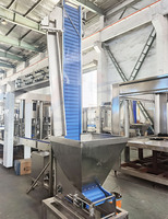 Machine de lavage et de bouchage automatique électrique de bouteilles en plastique PET de 200 ml, à haute précision, pilotée par PLC et à engrenages, pour eau pure