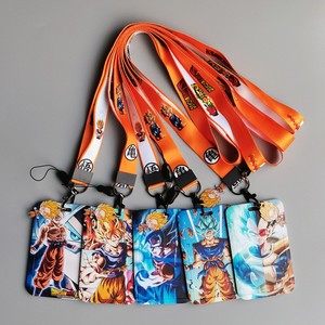 Nuevos estilos Dragon DBZ <span class=keywords><strong>Goku</strong></span> Super Saiyan Cartoon Anime Lanyard Plastic Credit Card Holders Bank ID Holder Bus Card Cover Case - Product Image 1