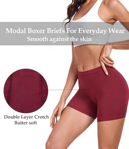 Ranbao Factory <strong>Wholesale</strong> Soft Breathable Microfiber <strong>Boxer</strong> Briefs <strong>Underwear</strong> <strong>Women's</strong> Modal Shorts Panties - Product Image 3