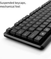 Prix usine sans fil clavier et souris ensemble bureau ordinateur portable bureau professionnel étanche clavier souris Combo