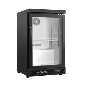 Beer Back Bar Cooler 1 Door 20" Commercial Refrigerator Black Paint Beverage Cooler Counter Height 33.-50.F Vol 88 Cu.m BT-900F - Product Image 1