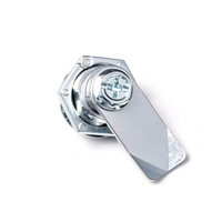 Serrure à came hexagonale Longyu MS845 chromée pour armoire électrique, coffret de distribution et porte de boîtier de commande