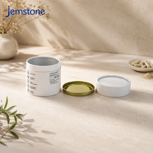 Factory Direct Custom Matte Finish Supplement Cardboard Tube for <b>Protein</b> Powder Packaging Luxury Round Cylinder Box - Product Image 3