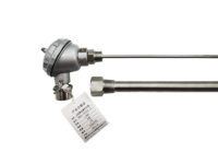Thermomètre à résistance 3 fils classe B Pt100 Duchin, fabricant depuis 29 ans, tête étanche IP65, -75~450°C, garantie 1 an, OEM