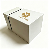 Boîtes cadeaux élégantes personnalisées avec couvercle amovible, couvercle et base, emballage cadeau en 2 pièces, boîte en papier rigide avec mousse EVA en velours