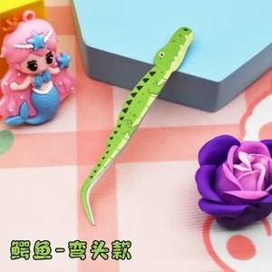 <span class=keywords><strong>Pinzas</strong></span> de Metal de dibujos animados cinta adhesiva Collage herramienta rizador de pestañas con Clip de diamante - Product Image 4