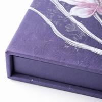 Boîte à bijoux rectangulaire rigide personnalisée avec fermeture éclair, finition mate, en papier d'art, pour emballage cadeau