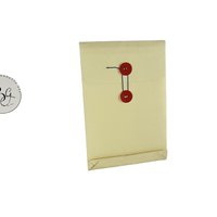 Enveloppe en papier kraft brun personnalisé biodégradable classeur avec fenêtre transparente pour projets d'artisanat et pochettes