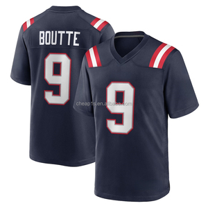Jersey de Fútbol Americano Bordado al por Mayor de los New England Patriots, Color Azul Marino # 10 Drake Maye # 0 Gonzalez # Uniforme de Fútbol Americano de <span class=keywords><strong>Tom</strong></span> Brady Número 12 - Product Image 5