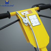 Masalta – compacteur hydraulique à tambour unique, rouleau vibrant manuel MSR58