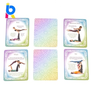 <span class=keywords><strong>Jeu</strong></span> <span class=keywords><strong>de</strong></span> cartes sur le thème du yoga personnalisé avec logo sur mesure, <span class=keywords><strong>jeu</strong></span> <span class=keywords><strong>de</strong></span> société écologique certifié FSC <span class=keywords><strong>de</strong></span> haute qualité, impression couleur intégrale - Product Image 3