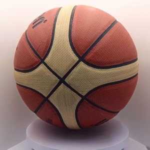 Ballon de basket en cuir PU personnalisé avec logo imprimé sur mesure 2026 - Product Image 3