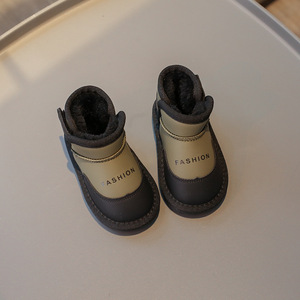 Children's Autumn Winter Girls and Boys Snow Boots <b>Soft</b> Sole Non-Slip Casual Warm <b>Shoes</b> for Kid Crib Plush Outdoor <b>Shoes</b> - Product Image 4