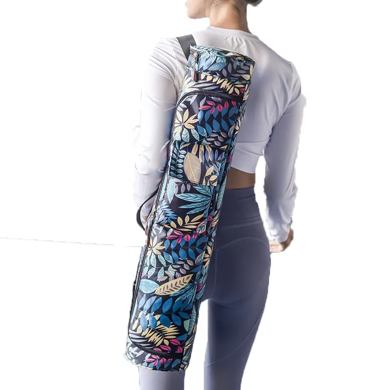 Produttore Pilates Colorful Fitness Exercise tappetino in tela con fondo impermeabile porta borsa da yoga