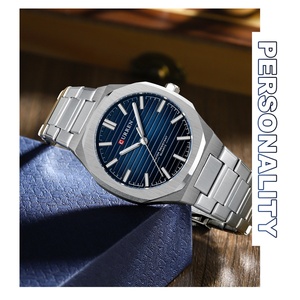 นาฬิกาลดราคา Montres curren Hommes 8456 นาฬิกาข้อมือผู้ชายสแตนเลสสตีล ดีไซน์ลำลอง หรูหรา กันน้ำ นาฬิกาสปอร์ตสำหรับผู้ชาย ระบบควอตซ์ - Product Image 5