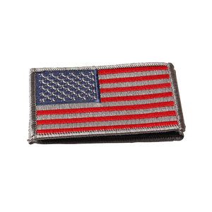 Usa Flag Rose Gold Grey camiseta Silver Glitter 8x10 Letter d M Heat Press Transfer Iron on bordado Chenille <span class=keywords><strong>Patch</strong></span> para chaquetas - Product Image 4