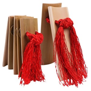 Clappers en bambou pour enfants et adultes, jouet de percussion éducatif, instrument de musique, 10 pièces, unisexe, âge de 5 à 7 ans - Product Image 1