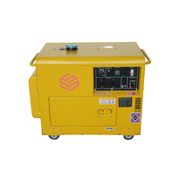 Générateur diesel portable silencieux de grande marque 10 kW 50 Hz avec démarrage à distance/ATS, faible bruit, meilleur prix