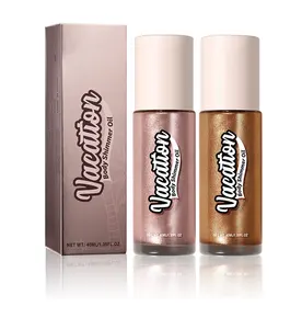 Brightening Sparkling Glowing Body Shimmer Oil For Body Face Shoulder Highlighting And Contouring