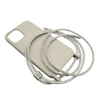 Verstelbare Nieuwe Mode Crossbody Bling Strass Touw Mobiele Telefoon Lanyard Mobiele Telefoon Riem String