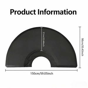 Coussin anti-fatigue semi-circulaire pour salon de coiffure, coussin exclusif anti-adhésif pour chaise de coupe de cheveux, coussin doux haut de gamme pour salon de coiffure - Product Image 2