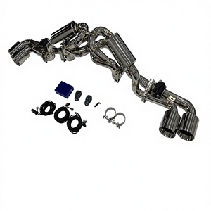 Système d'échappement Catback avec commande électronique des soupapes pour <span class=keywords><strong>Ferrari</strong></span> F430 Spider Cabriolet 4.3L V8 2005-2009 - Product Image 6