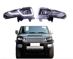 Faros LED para <span class=keywords><strong>FJ</strong></span> <span class=keywords><strong>Cruiser</strong></span> 2007-2023, Doble Haz con Rejilla, Señal de Giro Secuencial, VLAND Full LED, Lente Ahumada, Plug and Play 53100-35A30 - Product Image 6