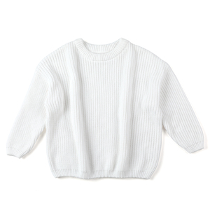 Mayorista Bebé Niña Otoño Invierno Jerseys Niña Sólido Bordado a Mano Suéter de Algodón Niño Niña Jersey de Manga Larga 2025 - Product Image 2