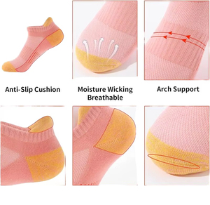 Chaussettes athlétiques sur mesure pour hommes Coussin de <span class=keywords><strong>course</strong></span> Respirant Outdoor Crew Chaussettes de sport pour hommes - Product Image 3