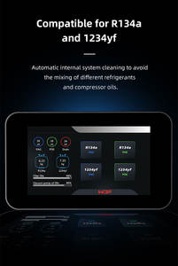 X549 R134a & R1234yf Dualgas Vollautomatische Klimaservicegerät Kältemittel-Rückgewinnungsmaschine - Product Image 5