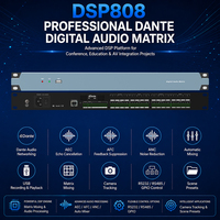 Processeur audio numérique FHB DSP808 8 entrées 8 sorties avec suppression de l'écho et de la rétroaction pour système de vidéoconférence