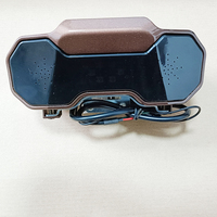 Radio FM audio pour moto, AUX USB carte TF - Compatible AUX in, affichage, lecteur de musique MP3, haut-parleur stéréo étanche MT487