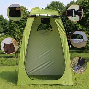 Tente de Douche Portable pour une Personne, <span class=keywords><strong>Abri</strong></span> Léger Contre la Pluie, Cabine d'Urgence pour Toilettes et Vestiaire pour le Camping et la Randonnée - Product Image 3