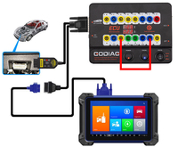 Nuevo GODIAG GT100 PLUS GPT ENET DOIP 2026, Herramienta Automotriz de 12V, Caja de Conexión OBD II, Conector ECU Eléctrico, 2 Años de Garantía