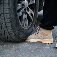 Chaussures de sécurité pour hommes à prix de gros, bottes de travail avec embout en acier, légères et respirantes