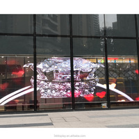 Panel Publicitario LED Transparente, Ligero y No Bloqueante, para Ventanas de Vidrio en Centros Comerciales y Calles, Pantalla Grande para Marketing