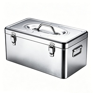 Boîtes de rangement personnalisées en acier inoxydable et en aluminium avec support OEM et ODM 14/16/18 pouces - Product Image 3