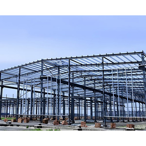 Metal Frame <strong>Construction</strong> Prefabricated Factory Workshop Building Plans Low Price Steel Structure - Product Image 3
