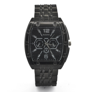 Tonneau-shaped men's <b>watch</b>, stylish, casual, original design, quartz steel strap <b>watch</b> for students. - Product Image 6