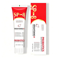 Dentifrice blanchissant probiotique SP-6 120g pour usage domestique, élimination de la mauvaise haleine et nettoyage des taches