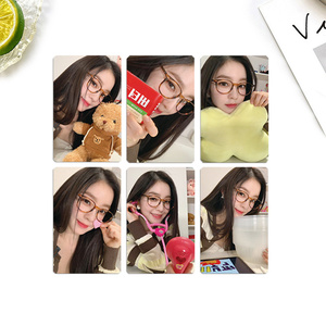 6 pièces/ensemble Kpop <span class=keywords><strong>Irene</strong></span> comme une fleur Solo Album Photocards Double face Selfie dessin animé Lomo cartes cartes postales mignonnes Fans objets de collection - Product Image 6