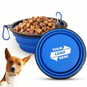 Customized Foldable Pet Bowl Portable Lightweight <b>Dog</b> <b>Drinking</b> Tray for Outdoor Promotional Gifts - Product Image 1