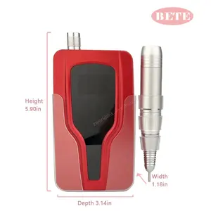 Bete Cordless 35000rpm Brush Motor Manicure Machine Portable Rechargeable Mini Nail Dril Kit Callus Remove Mini Nail Drill