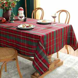 Premium Quality Durable Woven Fabric <b>Tablecloth</b> Oil-Proof <b>Wipeable</b> Indoor Outdoor Table Cover for Sports Games Exhibition Use - Product Image 3