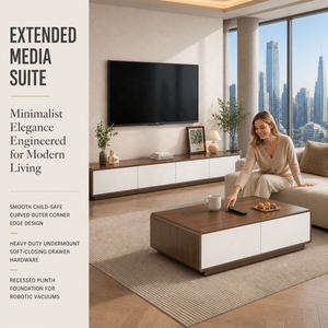 <span class=keywords><strong>Meuble</strong></span> <span class=keywords><strong>TV</strong></span> moderne minimaliste sur pied en bois massif pour petit salon, ensemble de <span class=keywords><strong>meuble</strong></span> <span class=keywords><strong>TV</strong></span> <span class=keywords><strong>et</strong></span> table basse de luxe léger - Product Image 3