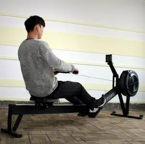 Fitness-Fitness geräte Ruder gerät für zu Hause, Row Machine Gym, magnetisches luft sitzendes Ruder gerät