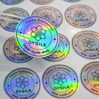 Autocollant holographique personnalisé avec logo, autocollant laser réfléchissant arc-en-ciel, autocollants holographiques pour ordinateur portable, produits à étiquette privée, étiquettes pour emballages de café