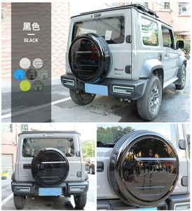 Applicabile al nuovo Jimny JB74 car JIMNY modificato copertura del pneumatico della porta posteriore materiale ABS copertura del pneumatico di ricambio accessori <span class=keywords><strong>fuoristrada</strong></span> - Product Image 6