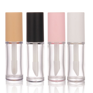 Empty Custom Logo 1ml-10ml Square LED Light Clear <b>Plastic</b> Lipstick Containers with Screen Printing and <b>Mirror</b> Box - Product Image 1