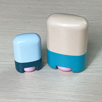 Oem 15ML 35ml 50ml 75ml Pp + abs conteneur de bâtons de déodorant en plastique rond Twist Up cosmétique conteneur de bâtons de déodorant vide